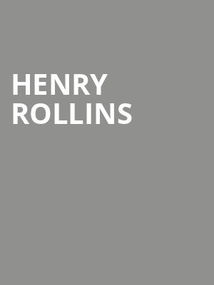 Henry Rollins, Fox Theatre, Fresno